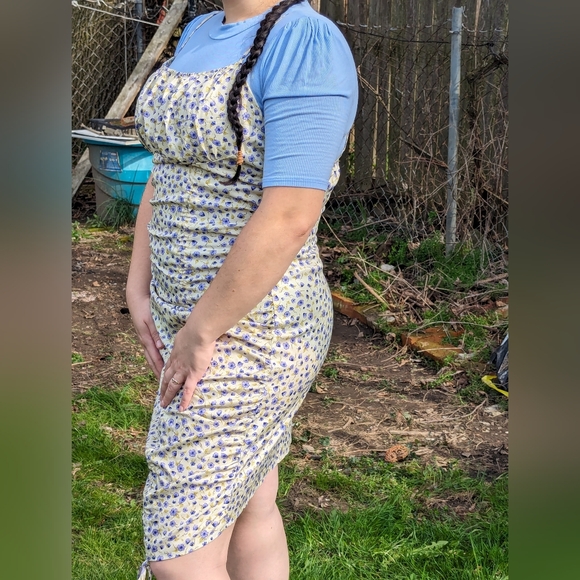 Spring midi dress - Picture 3 of 5